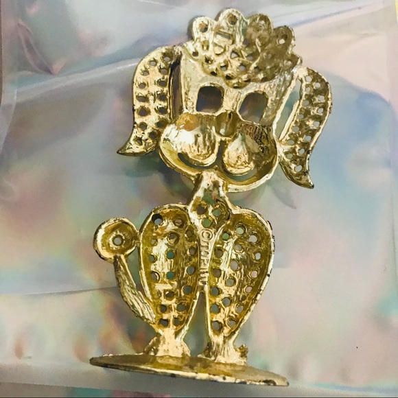 Vintage foo foo poodle earring holder stand - Picture 2 of 4